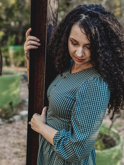 Spruce Gingham ~ Hinterland Dress