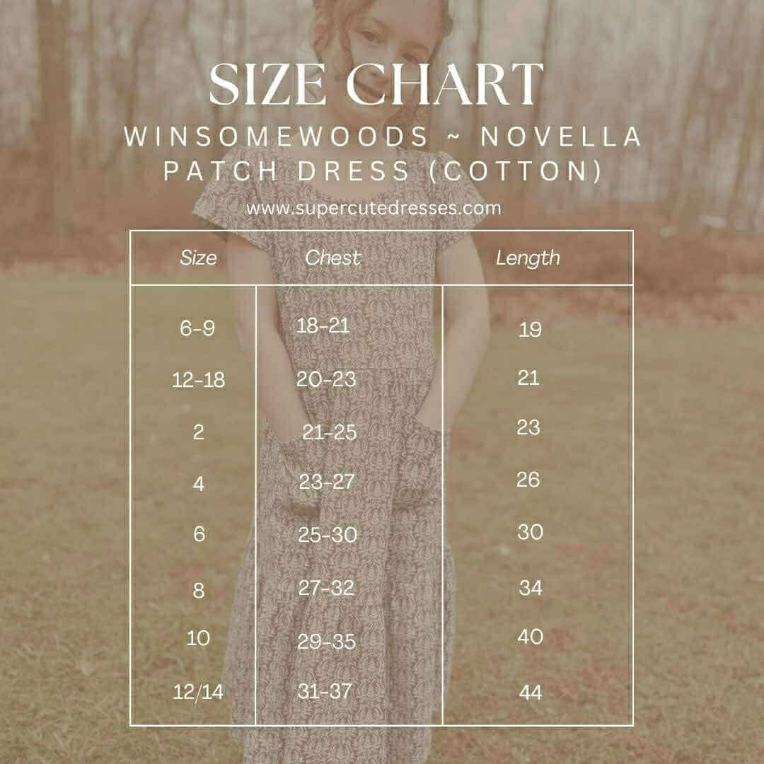 Winsomewoods ~ Novella Patch Dress