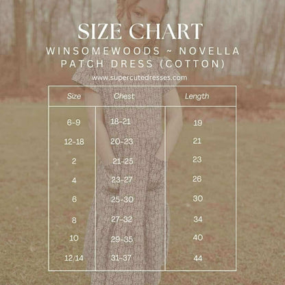 Winsomewoods ~ Novella Patch Dress