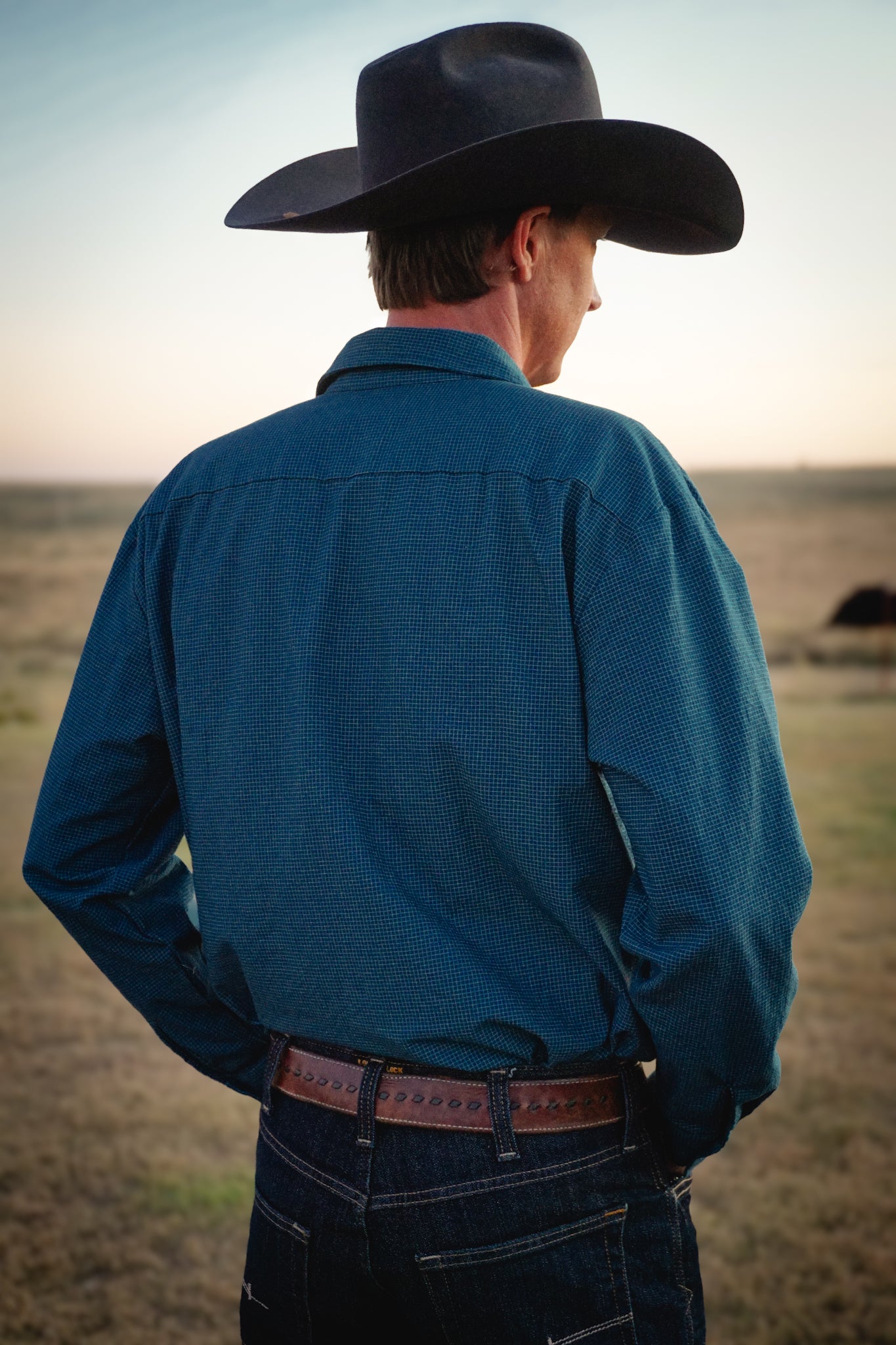 Indigo Lattice ~ Men’s Brave Button-up