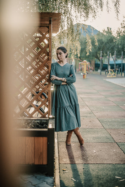 Spruce Gingham ~ Hinterland Dress