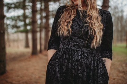 Noir Luxe ~ Windermere Dress