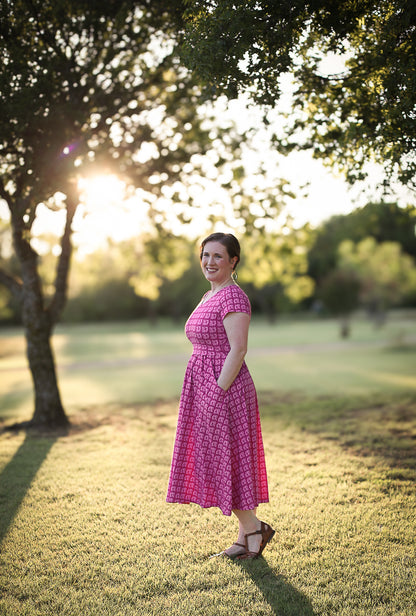 Daisy Mosaïque ~ Canterbury Classic Dress