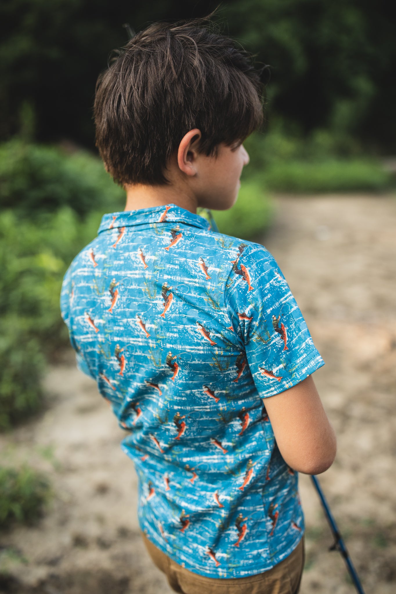 Reel Catch ~ Boy’s Perseverance Polo