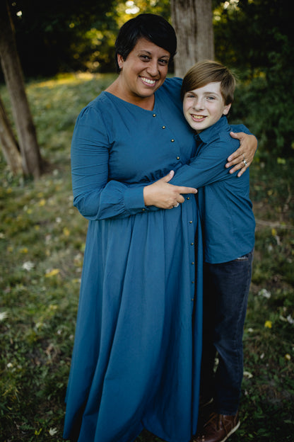 Indigo Lattice ~ Hearthside Maxi