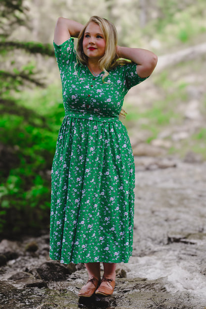 Greenvale Gossamer ~ Rowena Midi