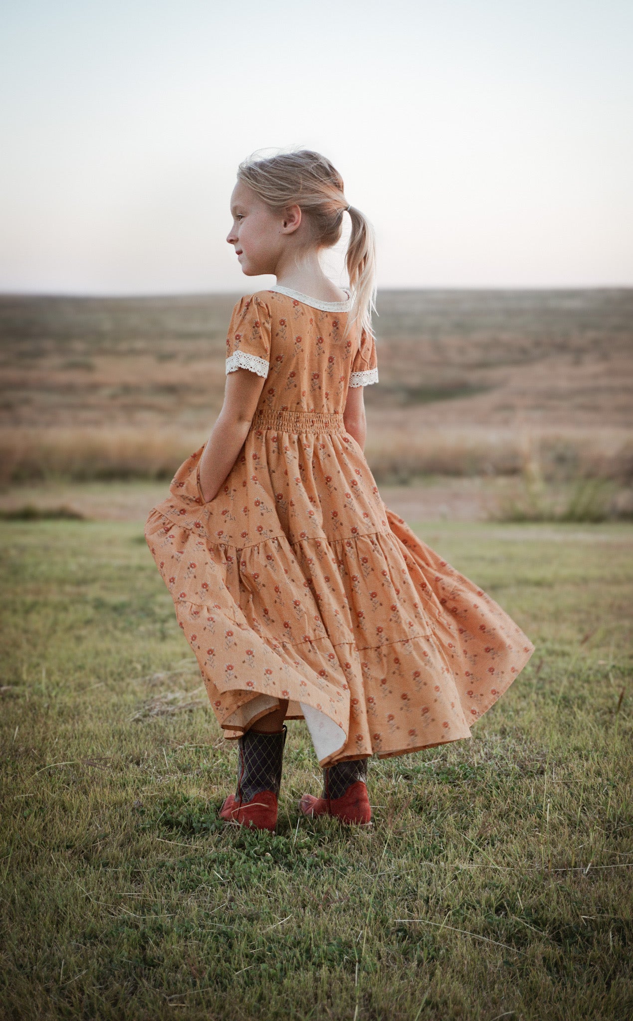Pressed Marigold ~ Mini Keepsake Dress