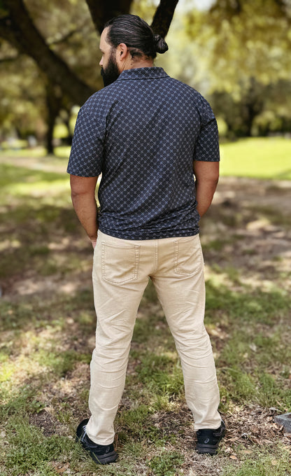 Carbon Blue ~ Men’s Perseverance Polo