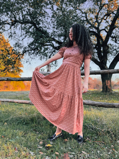 Sienna Sanskrit ~ Hinterland Maxi