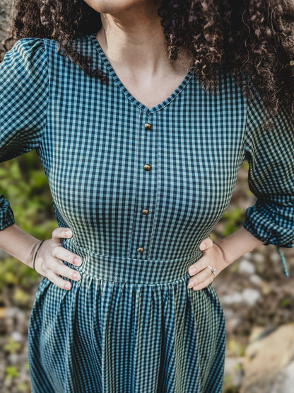 Spruce Gingham ~ Hinterland Dress