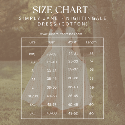 Simply Jane ~ Nightingale Dress