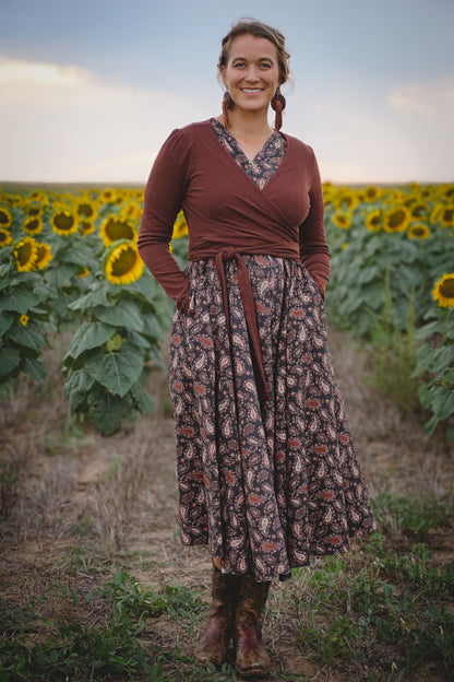 Poised Wrap—four colors