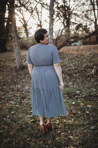 Graphite Gingham ~ Storybook Dress