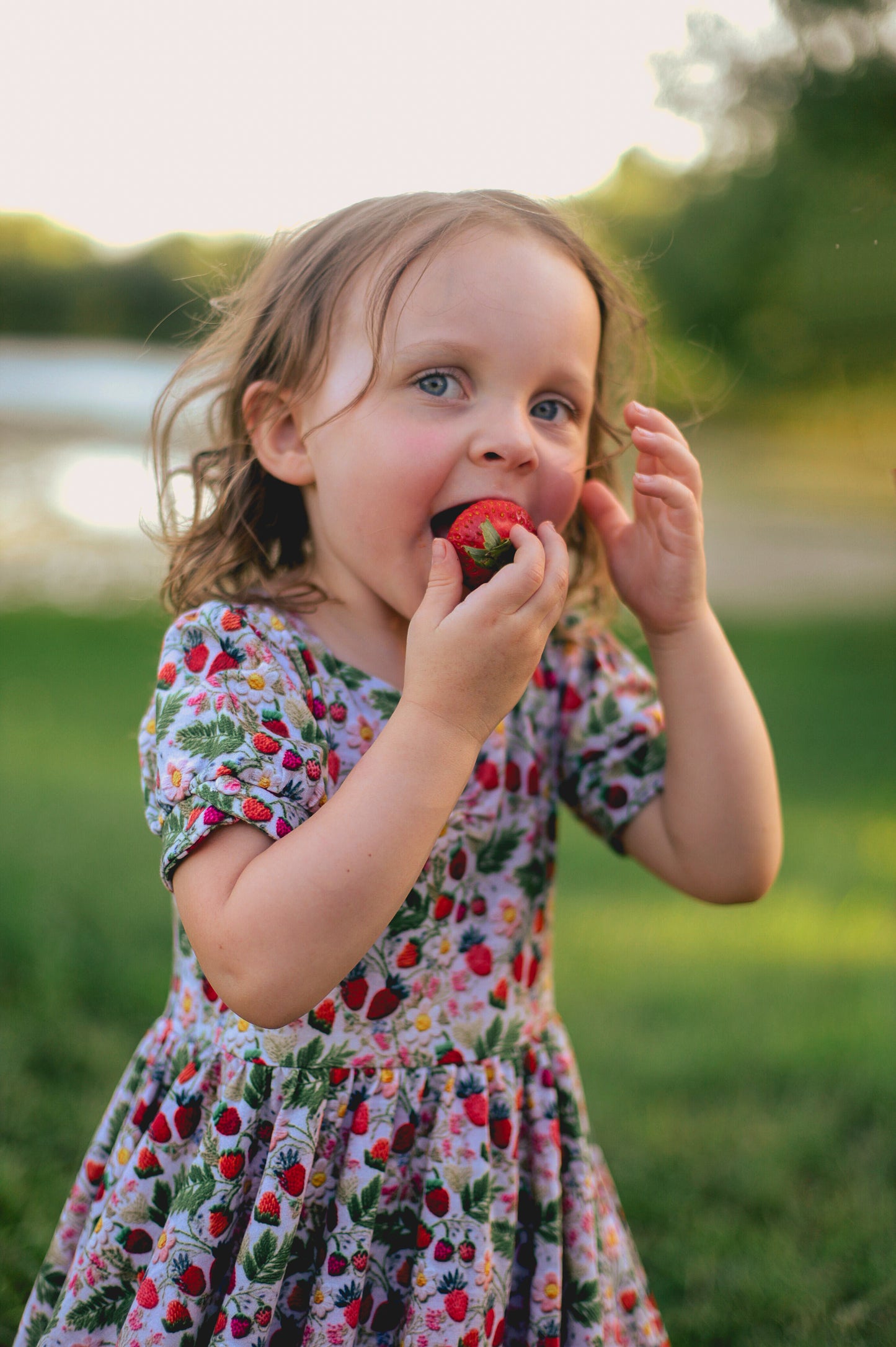 Strawberry Serenity ~ Mini Sweetheart Dress