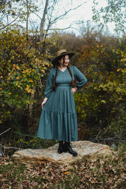 Spruce Gingham ~ Hinterland Dress