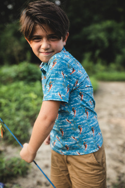 Reel Catch ~ Boy’s Perseverance Polo