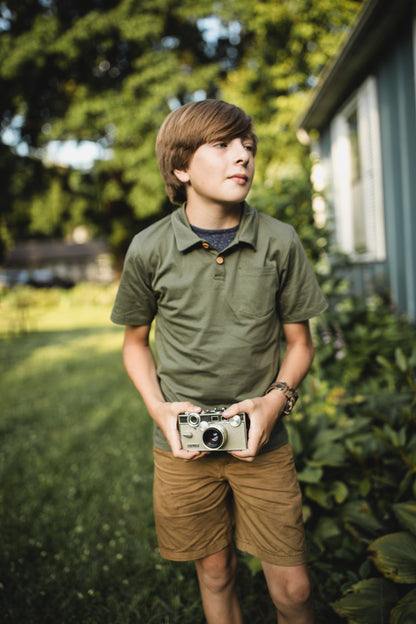Sage ~ Boy’s Perseverance Polo