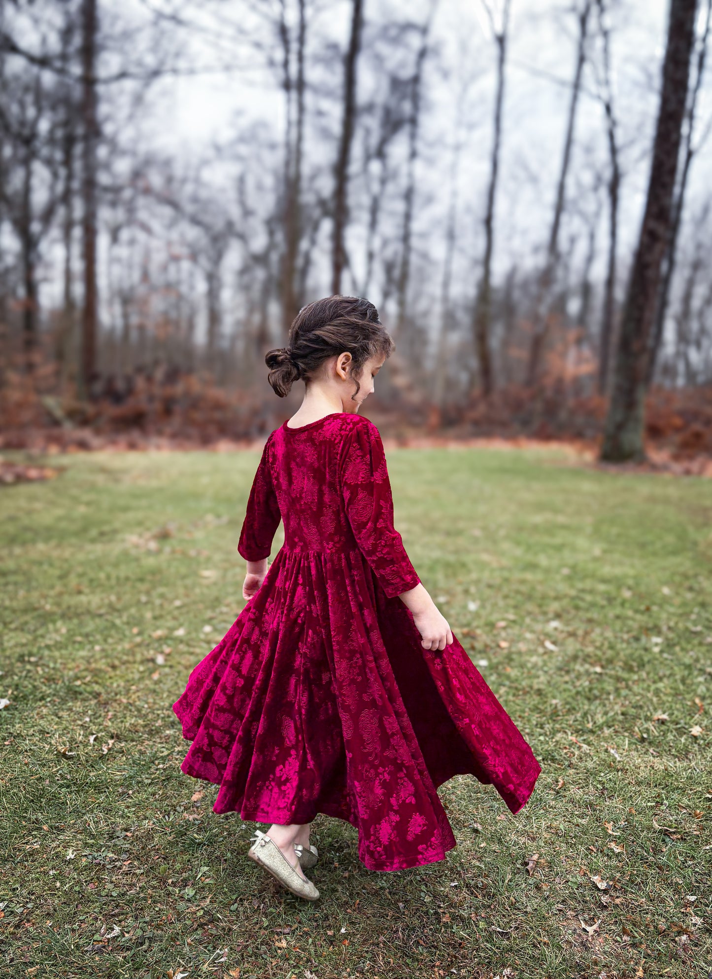 Ruby Regalia ~ Fairy-twirl Dress