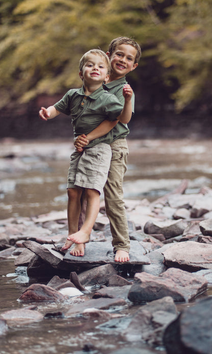 Sage ~ Boy’s Perseverance Polo