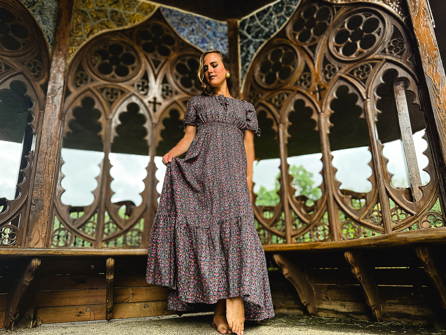 Jewel ~ Folklore Dress (linen)