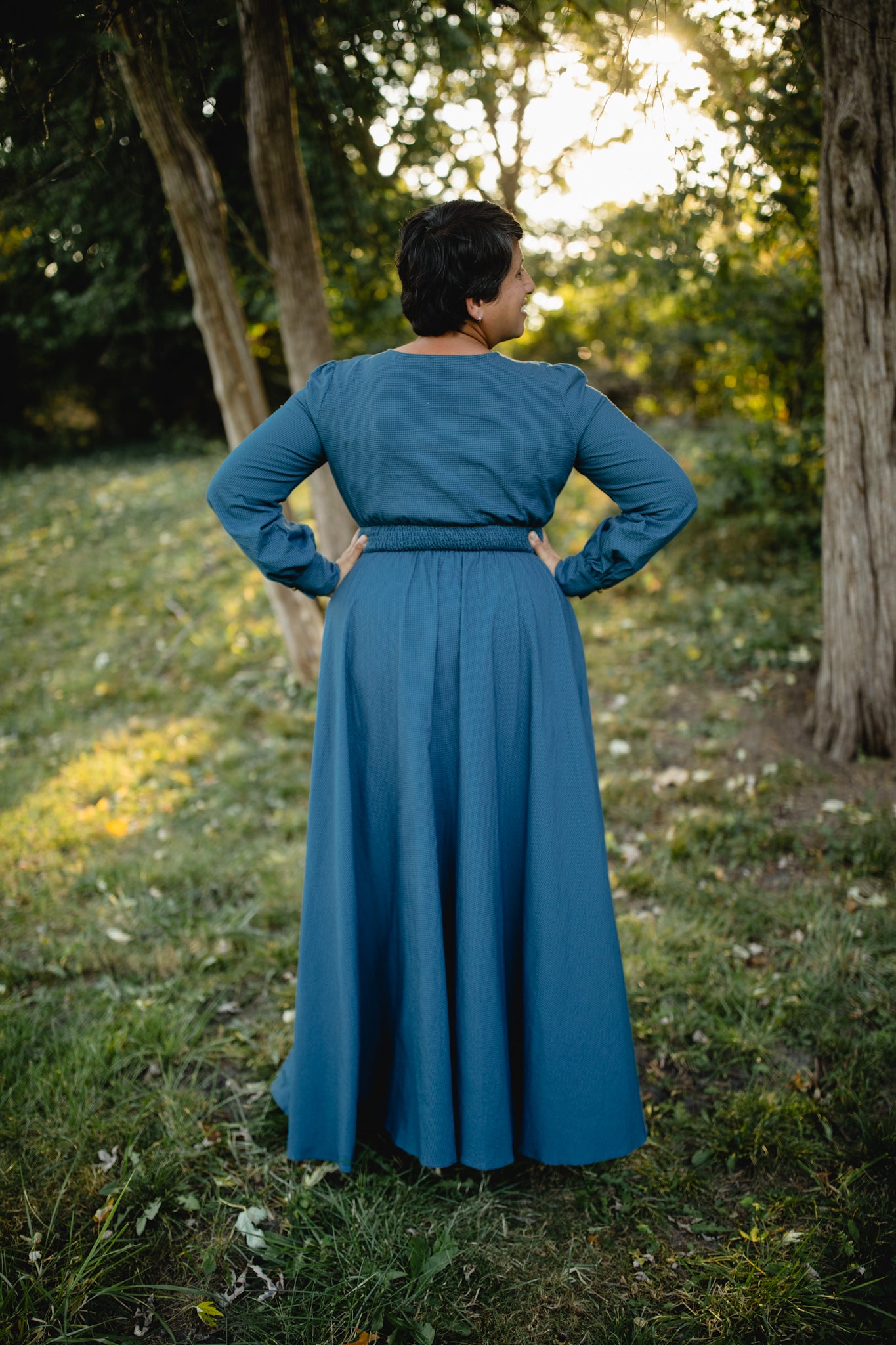 Indigo Lattice ~ Hearthside Maxi