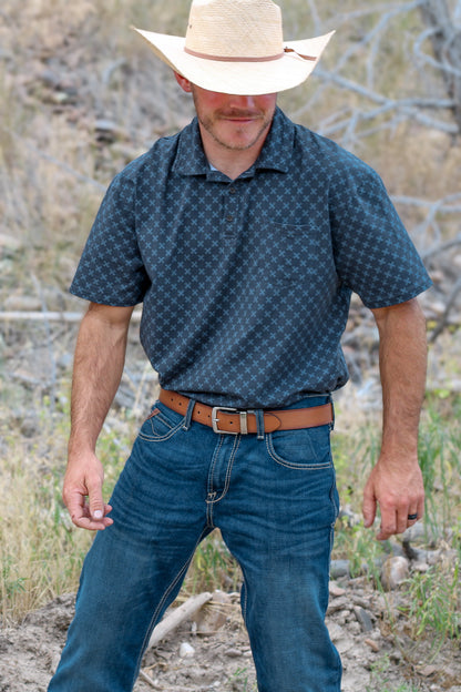 Carbon Blue ~ Men’s Perseverance Polo