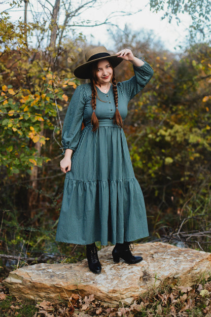 Spruce Gingham ~ Hinterland Dress