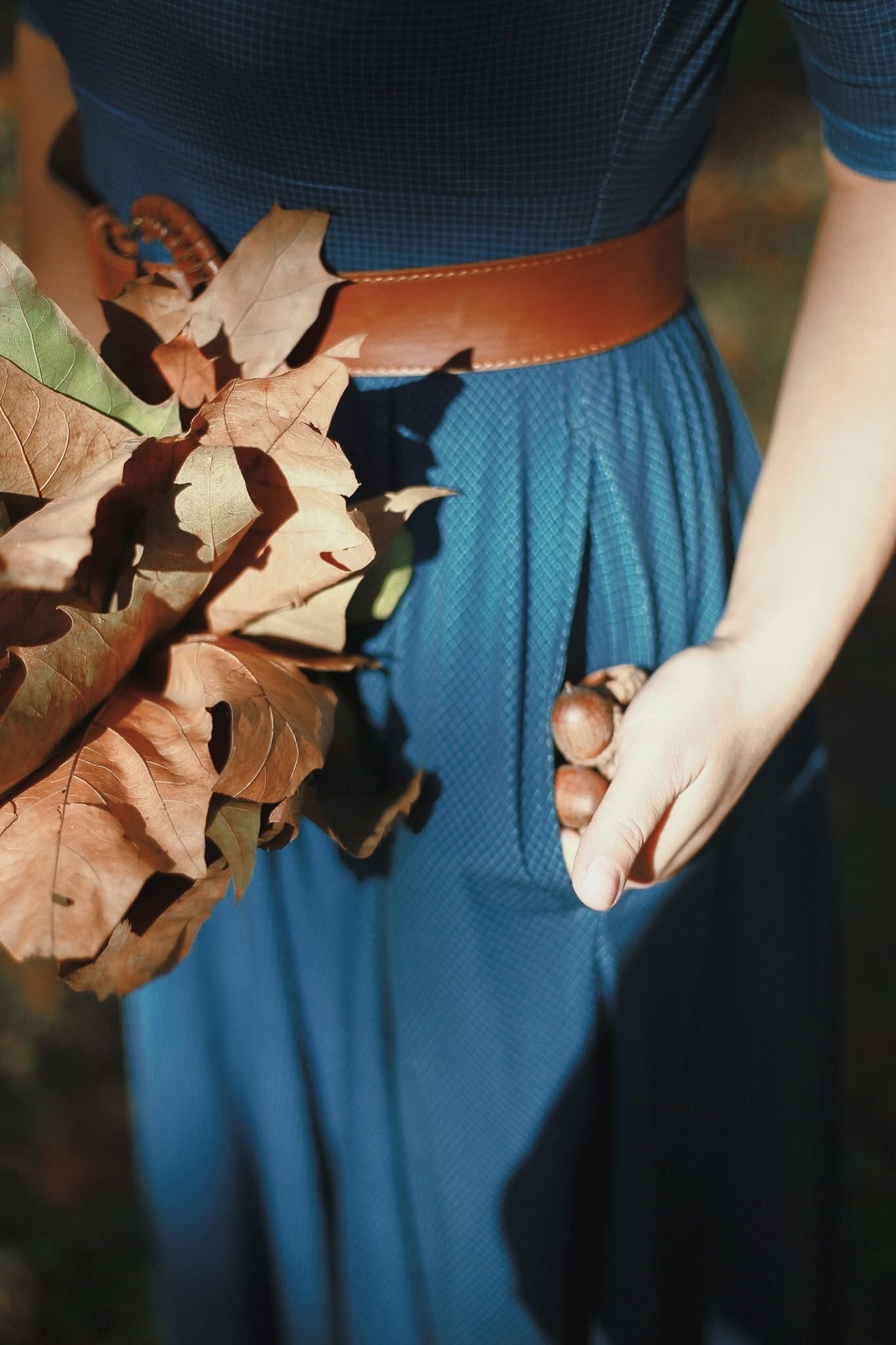 Indigo Lattice ~ Faye Dress