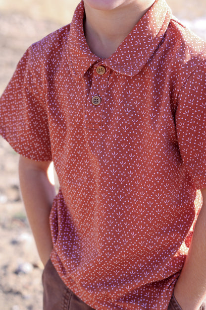 Terracotta ~ Perseverance Polo