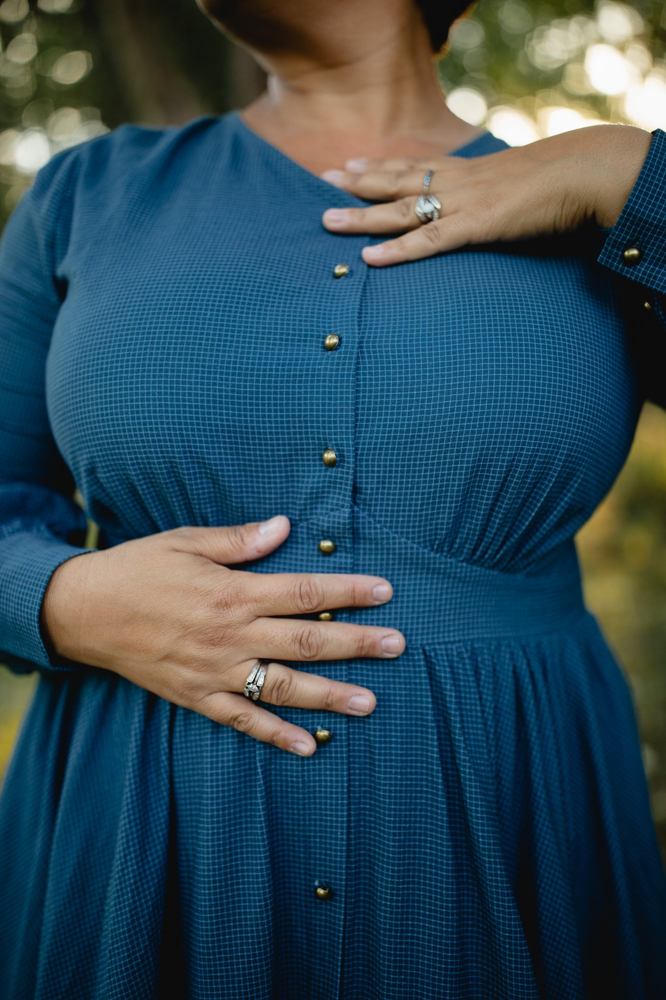 Indigo Lattice ~ Hearthside Maxi