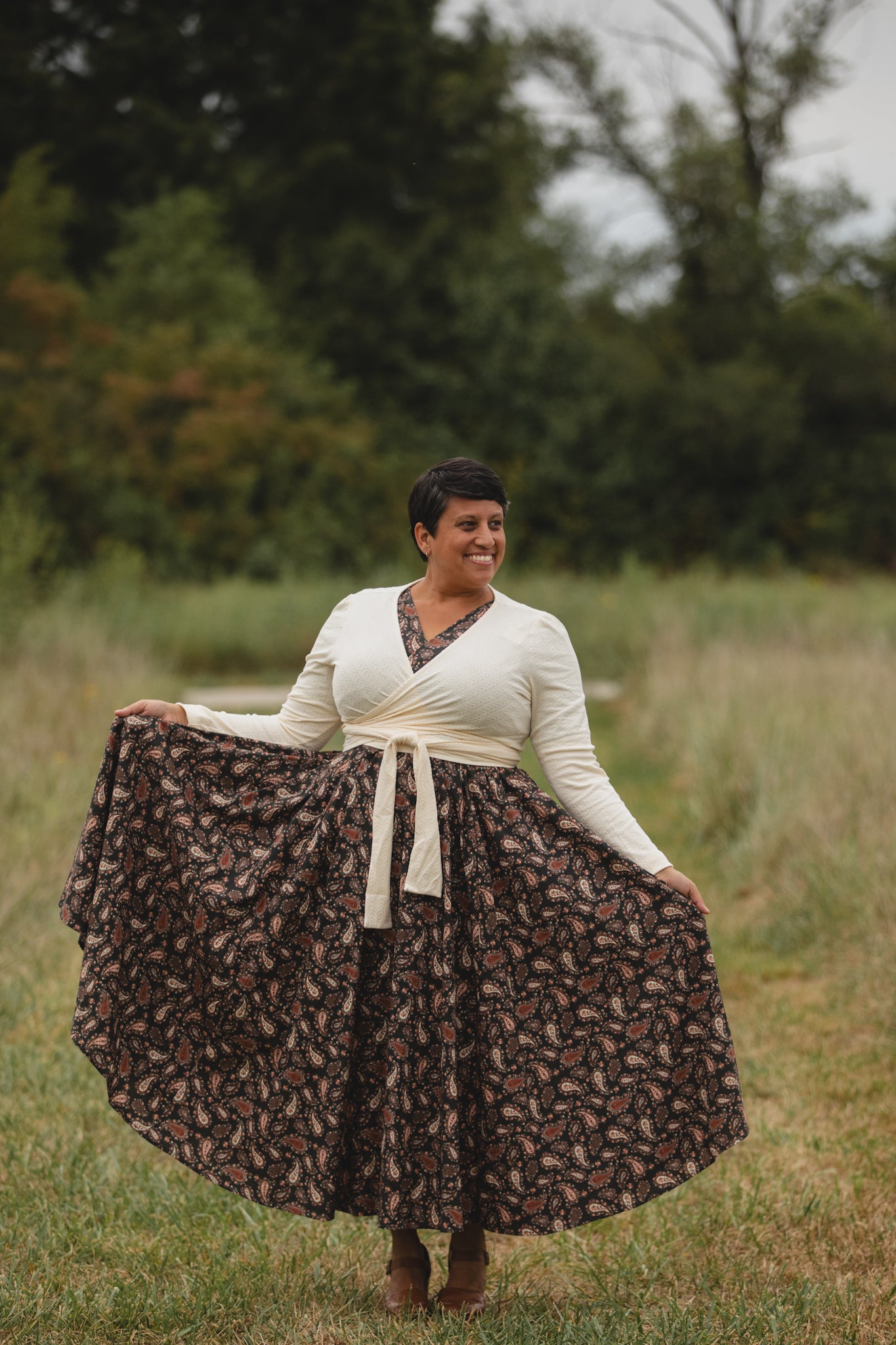 Poised Wrap—four colors
