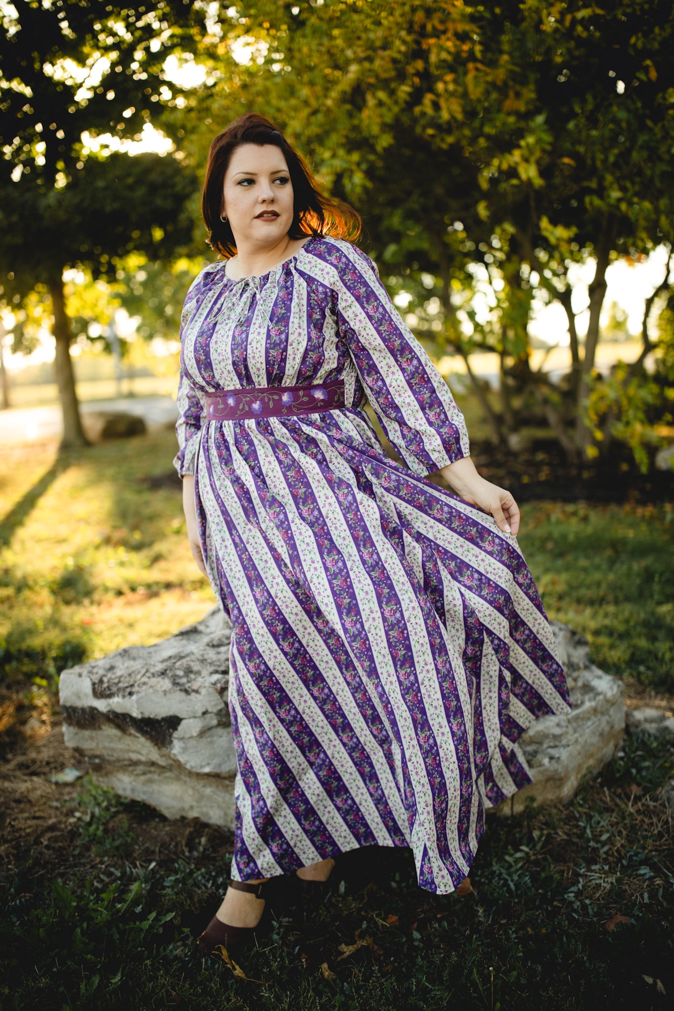 Antique Amethyst ~ Folklore Maxi