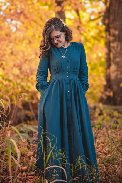 Indigo Lattice ~ Hearthside Maxi