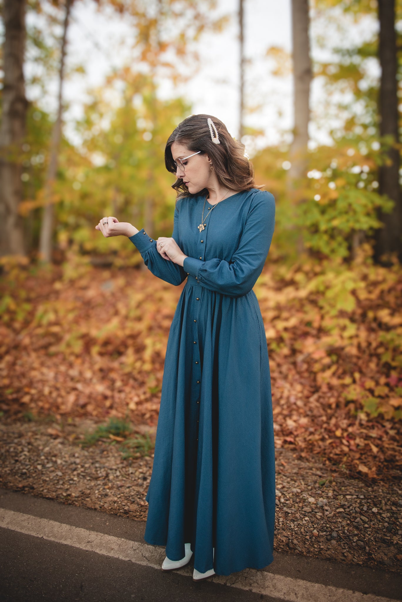 Indigo Lattice ~ Hearthside Maxi