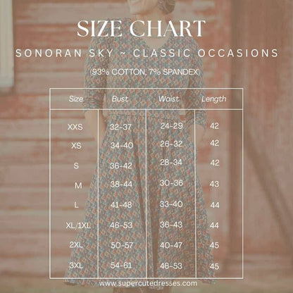 Sonoran Sky ~ Classic Occasions Dress