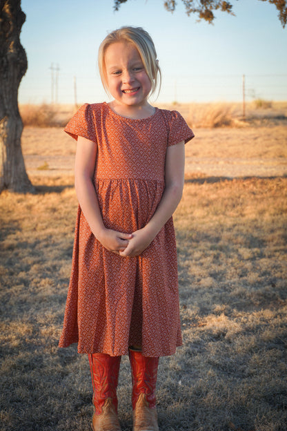 Terracotta ~ Mini Everyday Dress