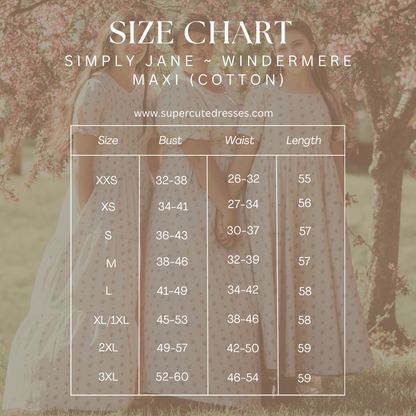 Simply Jane ~ Windermere Maxi