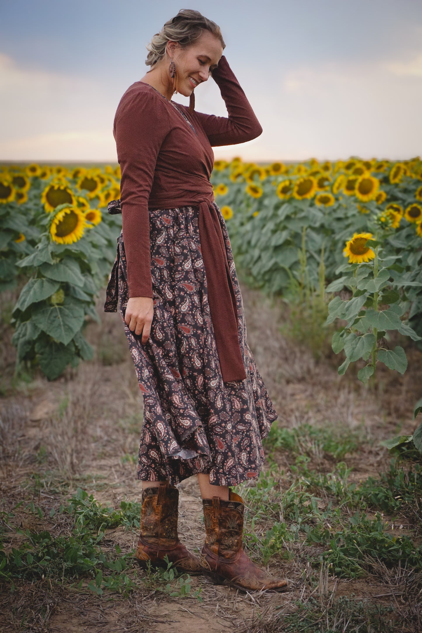 Poised Wrap—four colors