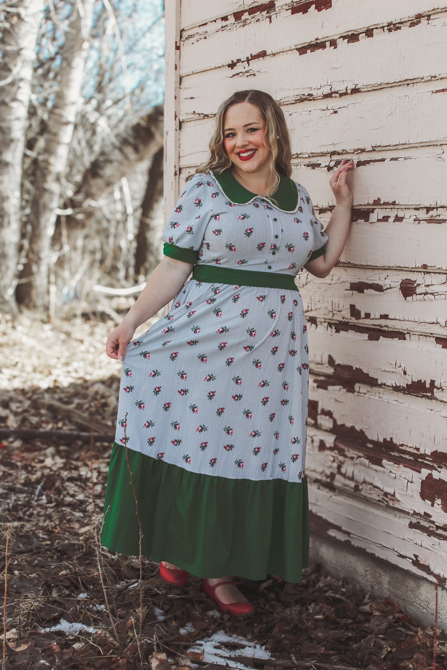 Susannah ~ Verity Dress (Print Pockets)