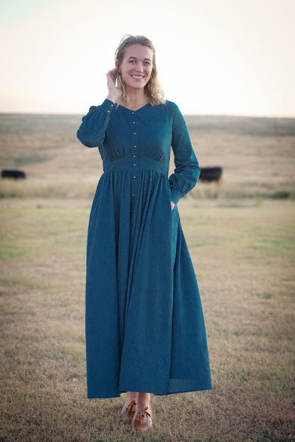 Indigo Lattice ~ Hearthside Maxi