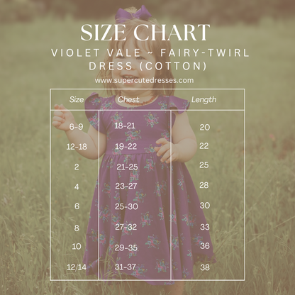 Violet Vale ~ Fairy-twirl Dress