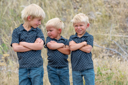 Carbon Blue ~ Boy’s Perseverance Polo