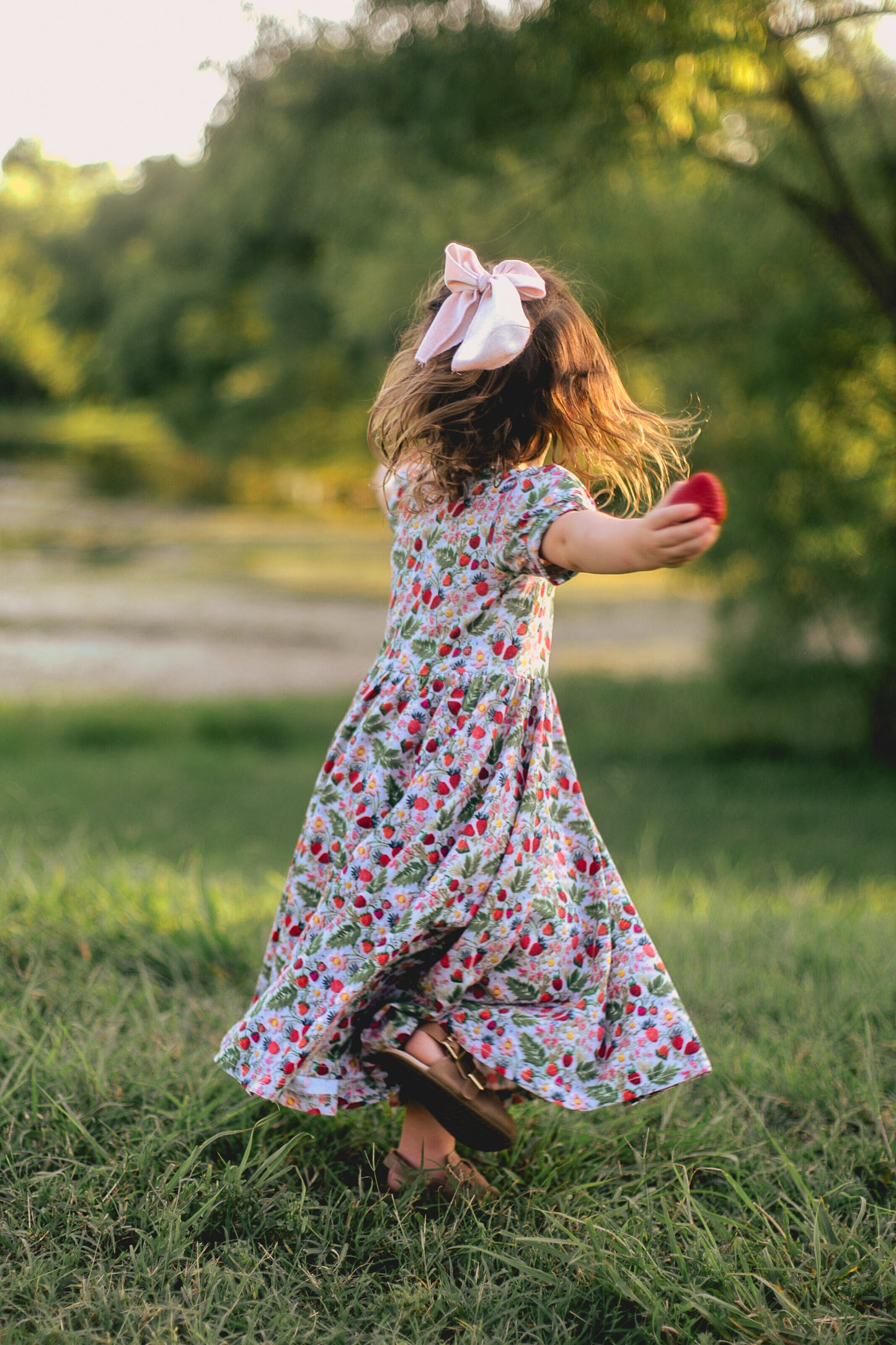Strawberry Serenity ~ Mini Sweetheart Dress