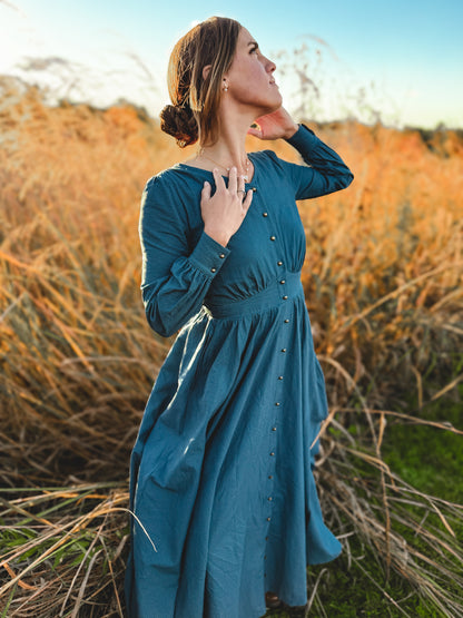 Indigo Lattice ~ Hearthside Maxi