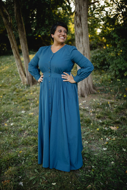 Indigo Lattice ~ Hearthside Maxi