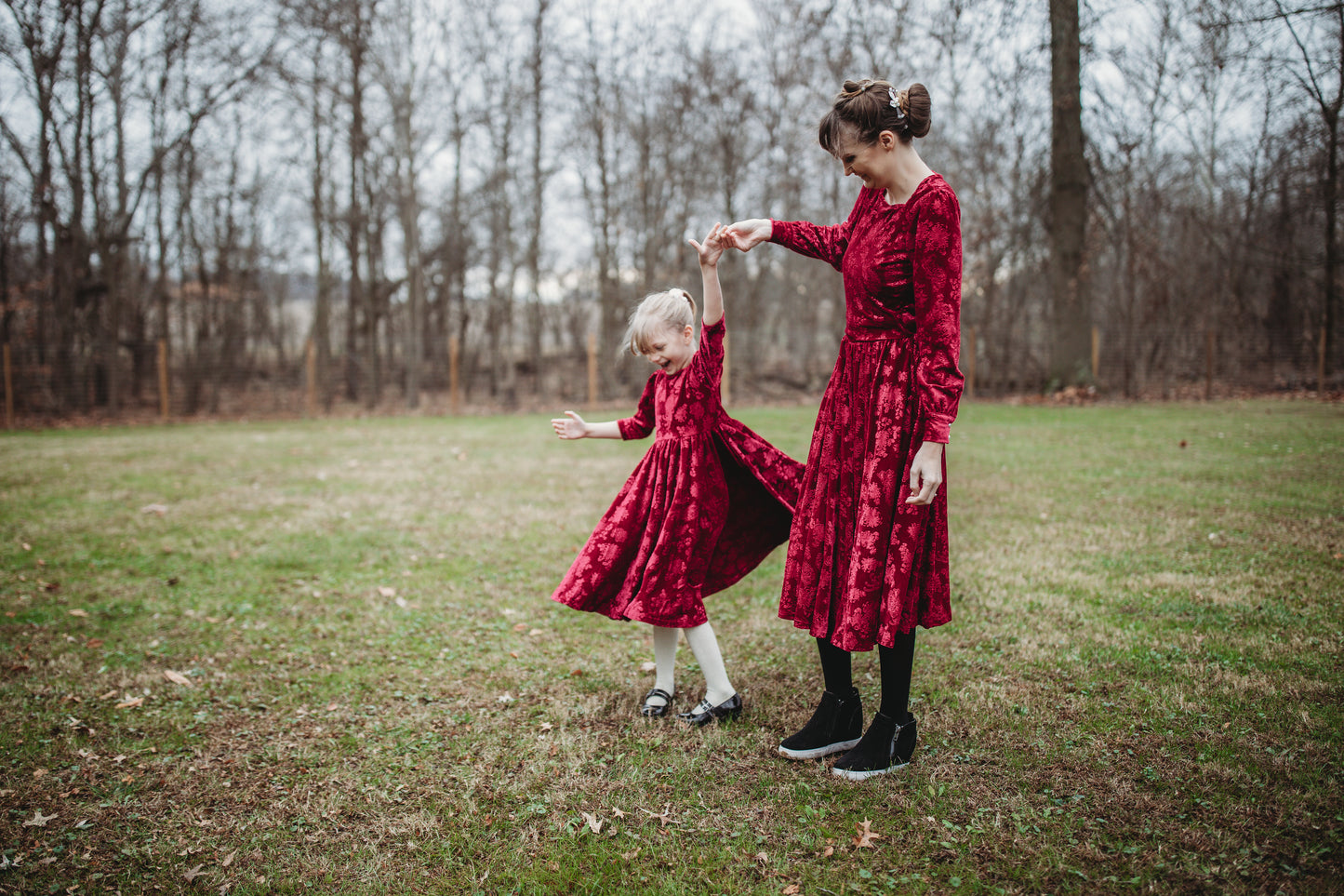 Ruby Regalia ~ Fairy-twirl Dress