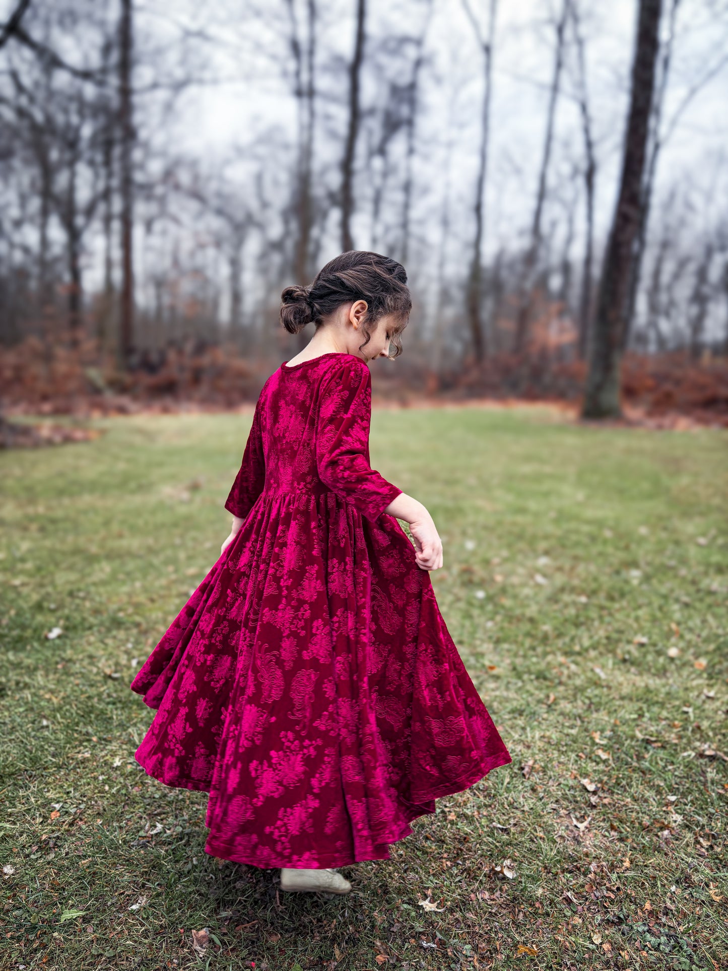 Ruby Regalia ~ Fairy-twirl Dress