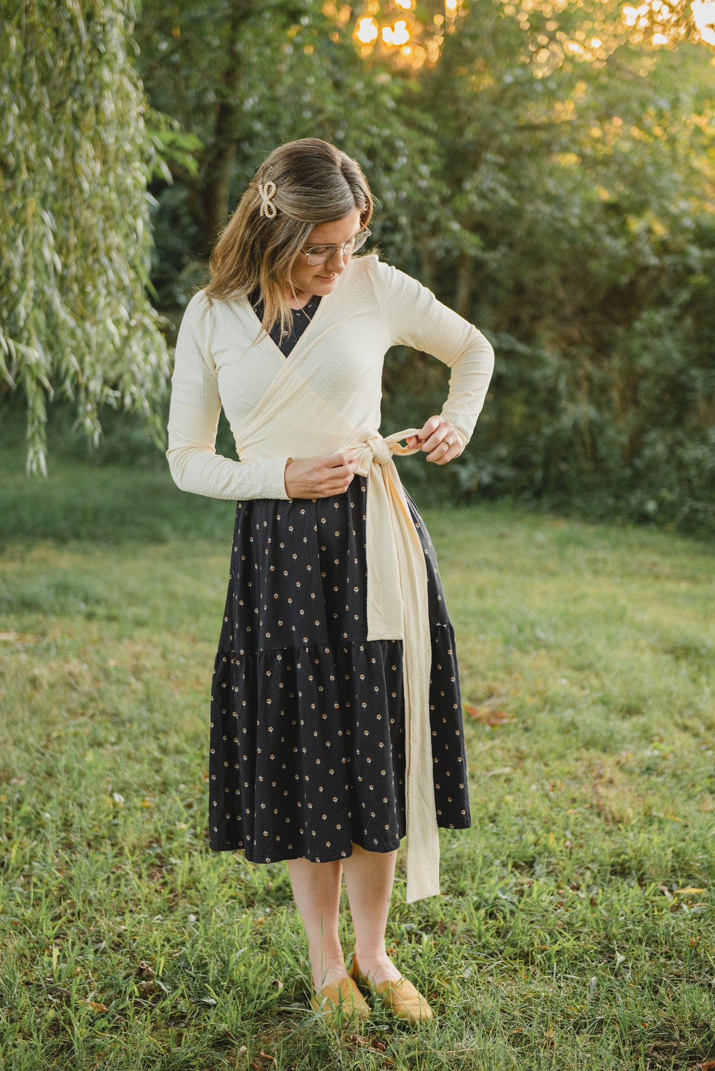 Poised Wrap—four colors