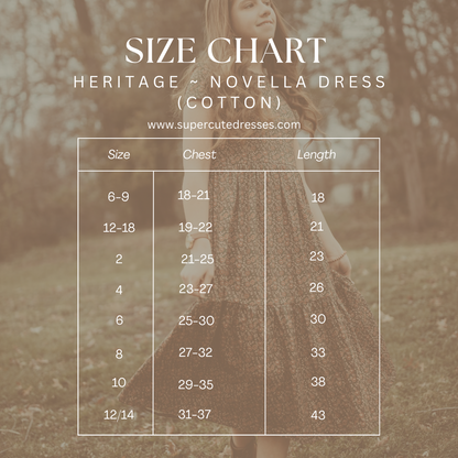 Heritage ~ Novella Dress