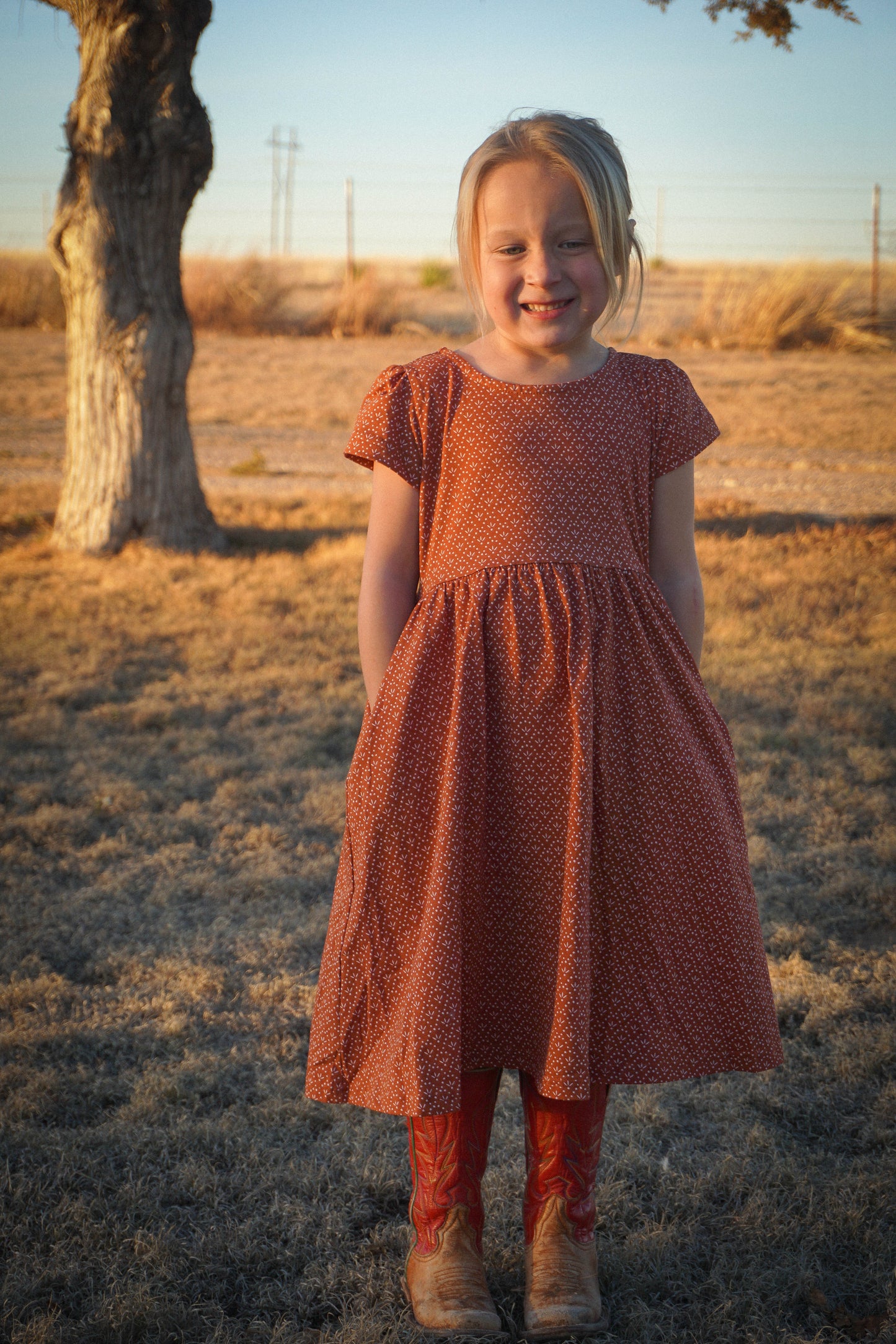 Terracotta ~ Mini Everyday Dress